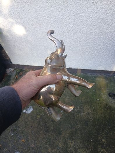 large brass animals