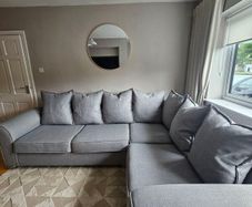 Large Grey Corner Sofa
