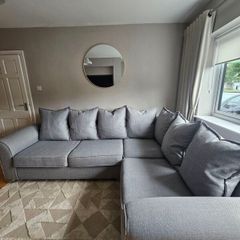 Large Grey Corner Sofa
