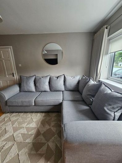 Large Grey Corner Sofa