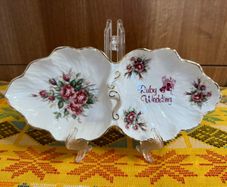 Porcelain Vintage Trinket/dish Tray
