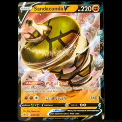 Sandaconda V 089/198 Double Rare Sword and Shield Chilling Reign SWSH Pokemon Card