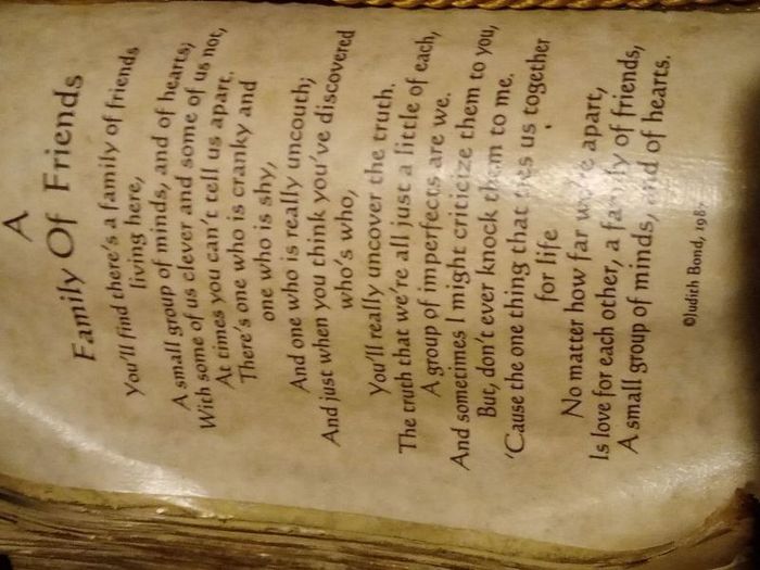 A Family of Friends, book made to Art