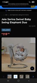 Baby swing chair