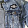 Denim Jacket Coat M Size WASP W.A.S.P Rock Metal 80s Style Image 2