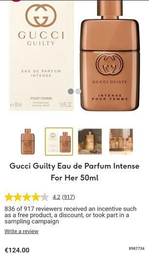 Gucci Guilty Eau de Parfum Intense For Her 50ml