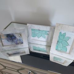 Marble photo frames