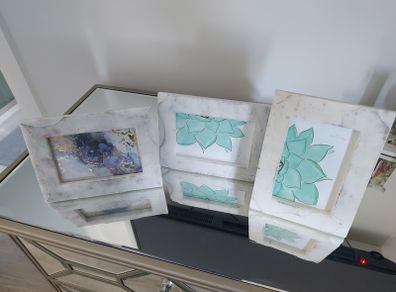 Marble photo frames