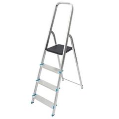 Aluminum 4 treads Step ladder 0.83 m, brand new