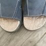 Vintage Dr Martens 8B10 Blue Nubuck Leather Slides Sandals Chunky Y2K 90s Size UK7 Image 6