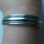 Navajo 925 Sterling Silver Handmade Cuff Bracelet Image 3