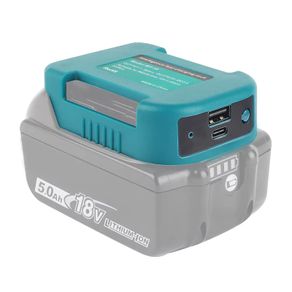 For Makita 18V With USB With Type-C Battery Holder For Makita 18V Battery BL1840 BL1850 BL1860 Charger Adapter Fast Charging