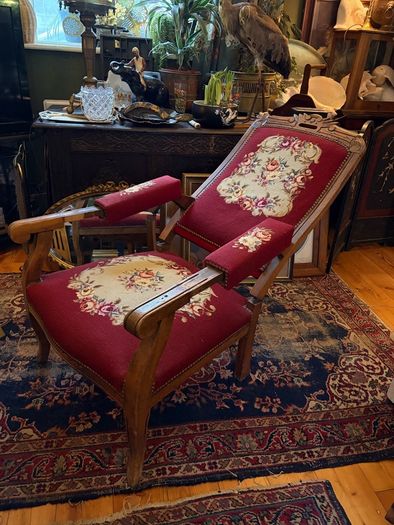 Antique French Reclining Chair