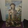 Signed Oil on Canvas "Folly" Image 6