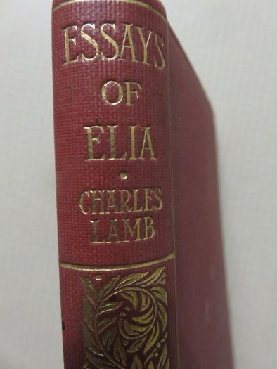Essays of Elia. Lamb.