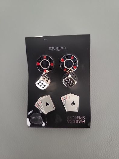 Cufflinks  x 3 pair