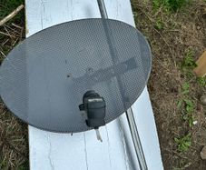 dish sat and swan bracket