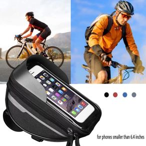 Bicycle Bag 1L Frame Front Top Tube Bike Bag Handlebar Mtb Touch Screen Cycling Bag Phone Holder Bicycle Accessories