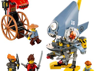 Lego Ninjago Movie 70629: Piranha Attack (2017) 100% Complete (NO BOX)