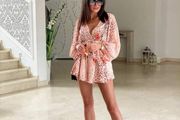 Leopard -Rose two piece set 6-14