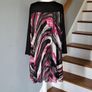 Saloos black & multicolour tunic, Size 20 Image 3