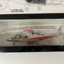 Ferrari Agusta A 109 Power Elite Model Red and Grey Helicopter Diecast 1:43 Scale - New In Box Image 4