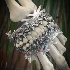 Alternative Industrial Wearable Art Soldered Teeth Cuff Bracelet Weirdos Gift