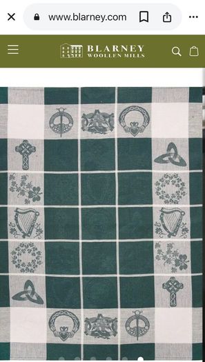 Irish tea towels from Irish Loom Linen Union fabric Brand new