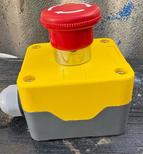 Twist Release Emergency Stop Push Button, Surface Mount,