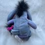 DISNEY EEYORE Winnie The POOH approx 12" Soft Toy Plush Vivid used Please Used There is a small hole on his ear Please look at the pictures Image 6