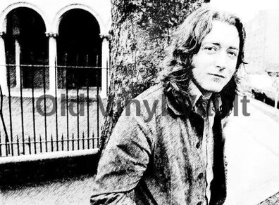 Rory Gallagher Pencil Drawing Print New