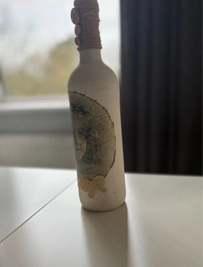 Decorative wine bottle