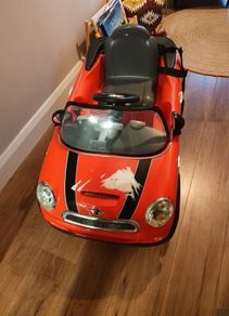 Electric Mini Cooper toy car
