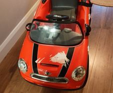 Electric Mini Cooper toy car