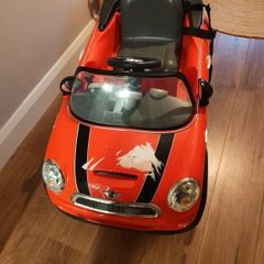 Electric Mini Cooper toy car