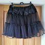 Chi Chi London black dress with tulle skirt Image 4