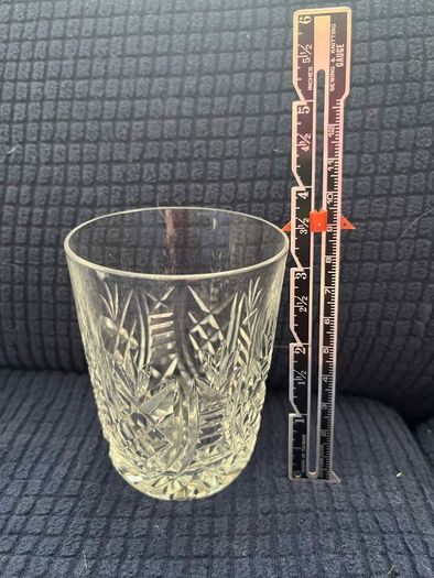 6 Vintage Waterford Crystal Glasses - Clare 9cm