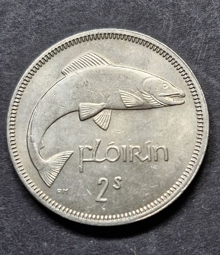 Ireland BU 1965 Florin 2s coin