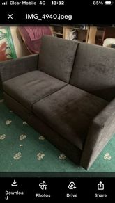 Sofa bed and wardrobes