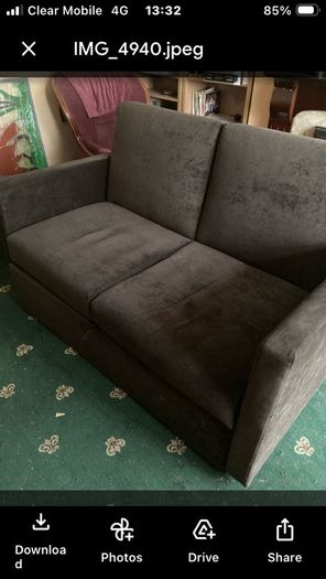 Sofa bed and wardrobes