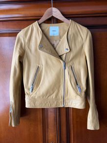 MANGO Leather jacket