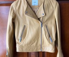 MANGO Leather jacket