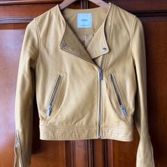 MANGO Leather jacket