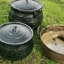 selection of old cast iron pots Image 2