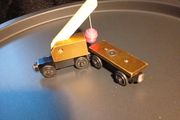BREAKDOWN CRANE &amp; FLATBED TRAIN   Thomas Tank Engine &amp; Friends Wooden Railway