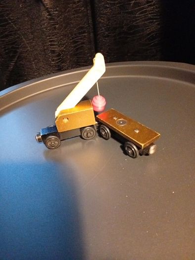 BREAKDOWN CRANE & FLATBED TRAIN   Thomas Tank Engine & Friends Wooden Railway