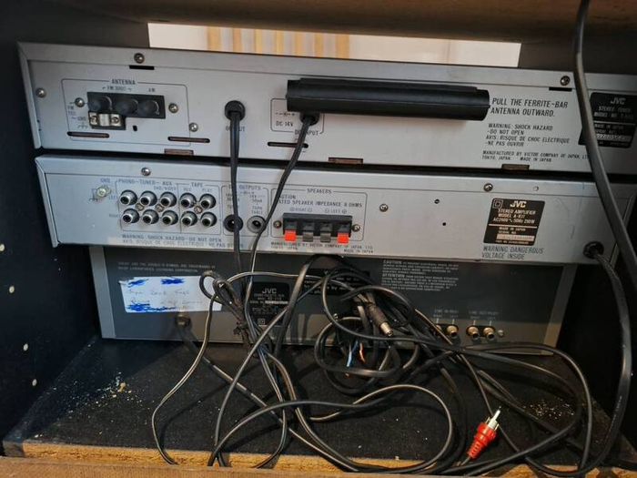 JVC Radio Stereo Tuner Model T-K11L and JVC Stereo Integrated Amplifier A-K11