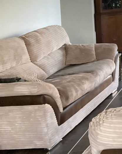 3 Matching 3-Seater Sofas & Ottoman - Excellent Condition - AVAILABLE SEPERATELY