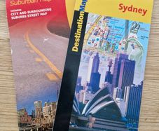 2 street maps of SYDNEY Australia