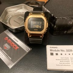 CASIO G SHOCK 5600 metal series gold